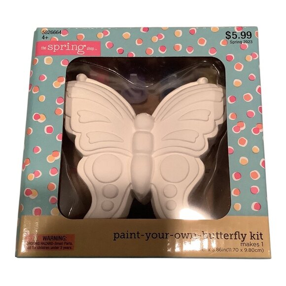 Paint Your Own Butterfly Kit The Spring Shop 4+ Ceramic Figure Art Set - Picture 5 of 7